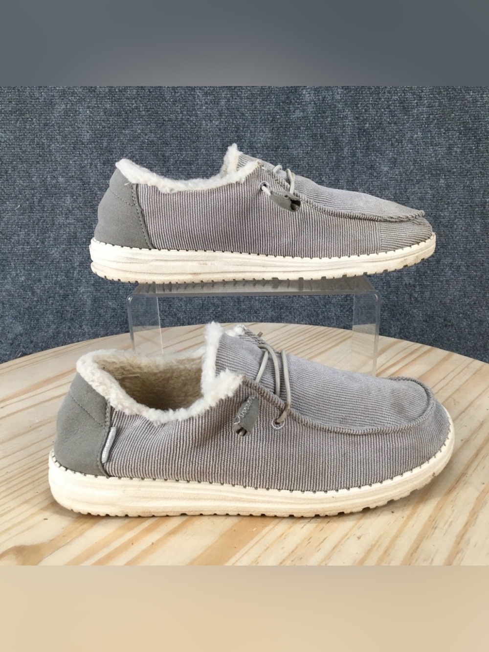 Hey Dude Fur-Lined Slip-On Loafers
